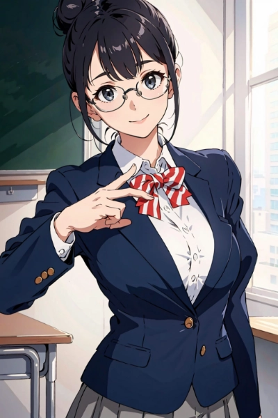 今日のメガネっ娘習作