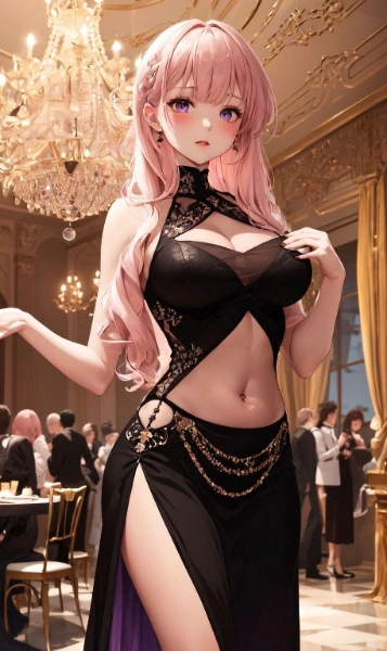 ロングスカート　パーティー