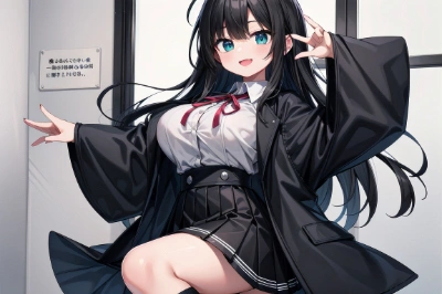アホ毛の女の子