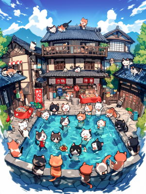 猫プール