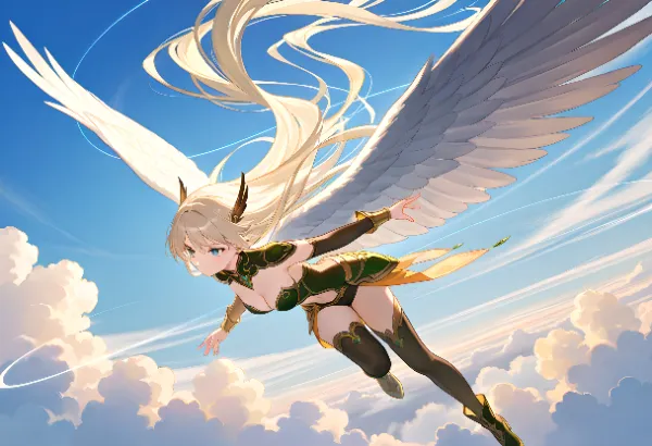 雲海を駆ける翼の戦乙女