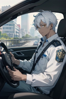 褐色の警官