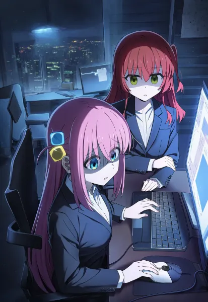 月曜日から予想外のトラブルで残業するぼっちちゃんと喜多さん