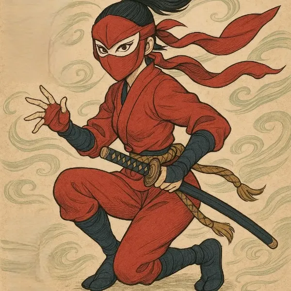 仮面の忍者参上