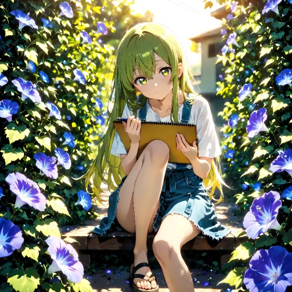 青の小径で、線は迷わない