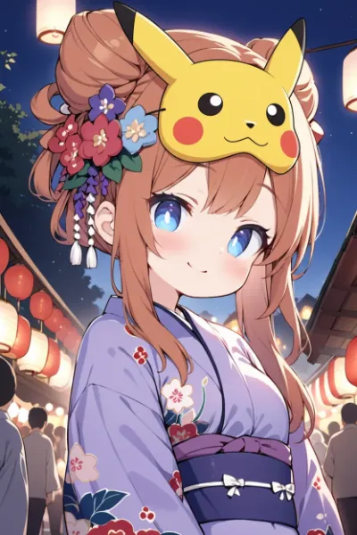 ピカチュウのお面