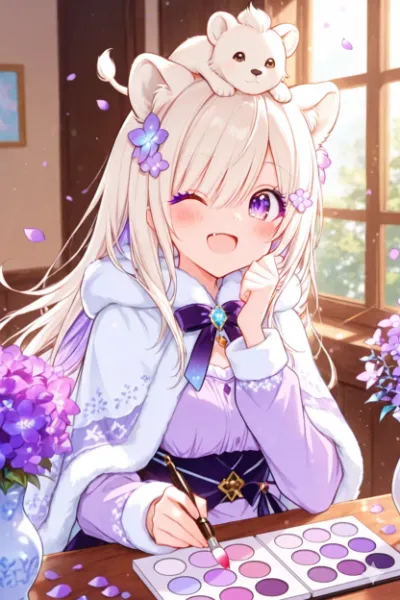 今日はどの紫？