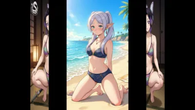 水着姿