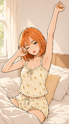 おはよー(マリちゃん)