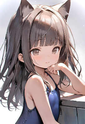 猫耳スク水