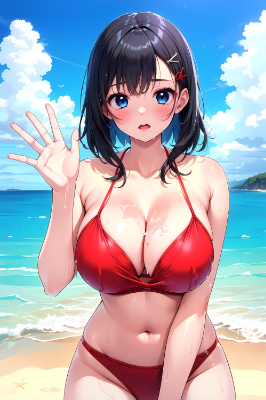 水着美女