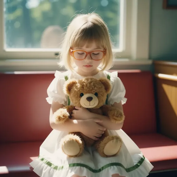 クマさんと待つ小さな勇気