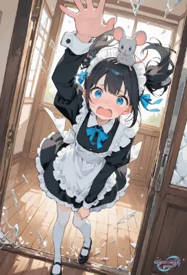 ネズミに驚き周りをぶち壊す・・・地雷というか爆弾・・・