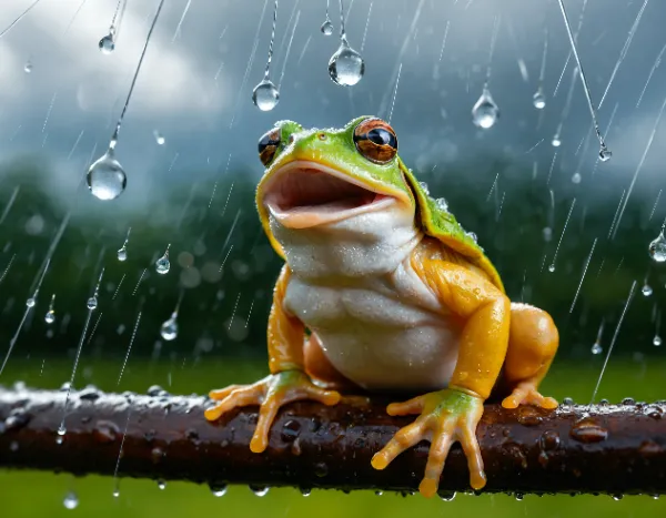 ウンダバー＿の　雨の日の仲間たち