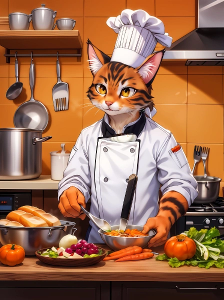 猫シェフ