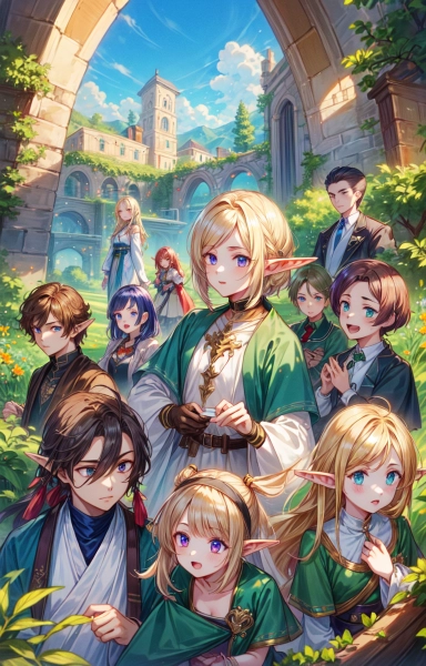 エルフ村の住民達（16枚）