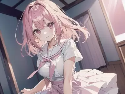 #8 桃髪少女