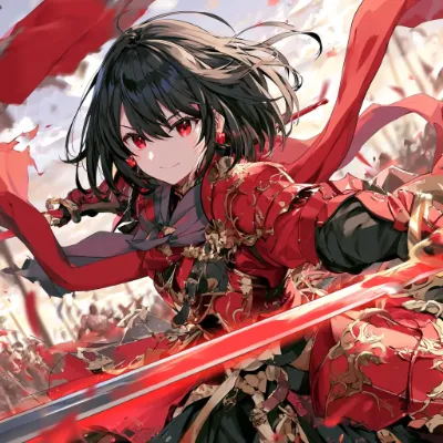 紅蓮の剣姫、戦場を征く