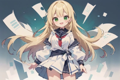 金髪の女の子