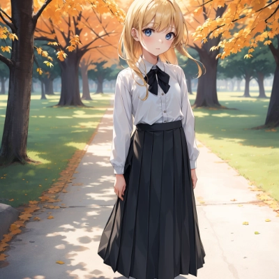 ロングスカート少女 #19