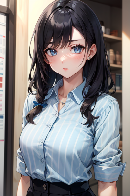 ストライプシャツ