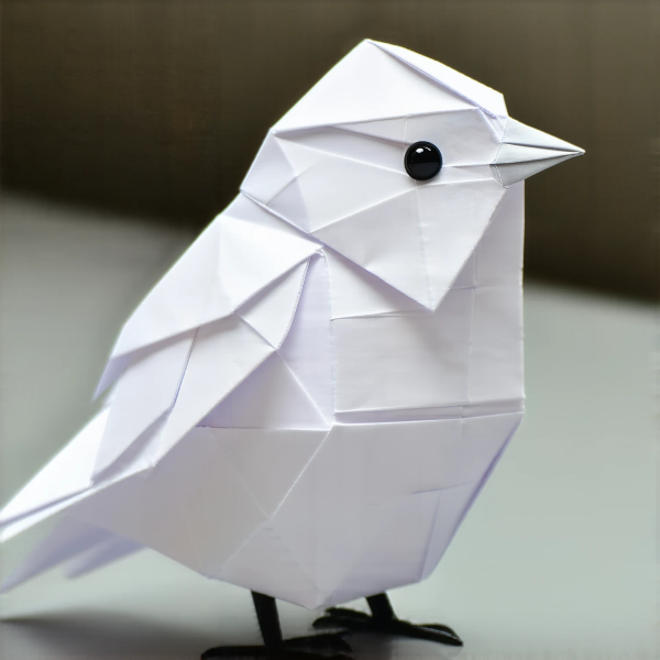 白チュン折り紙