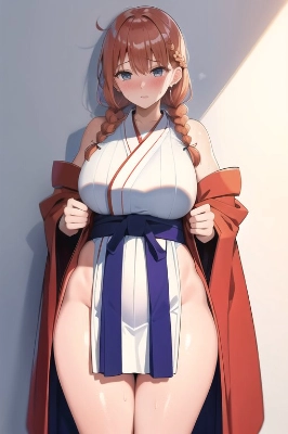 巨乳 袴ちゃん