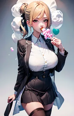 433-お題-わたあめ-