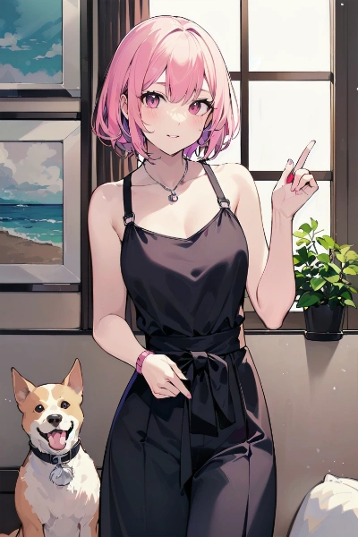 犬よりも私を見て欲しいな