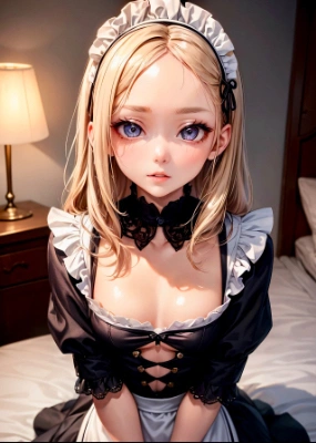 金髪メイドさん