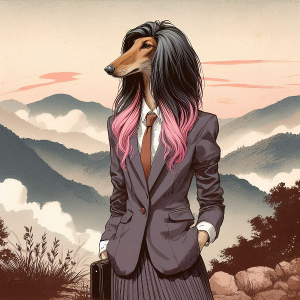 アフガンハウンド ガール