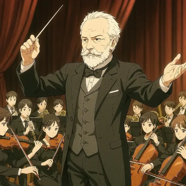 チャイコフスキー、交響楽団の指揮者を務める