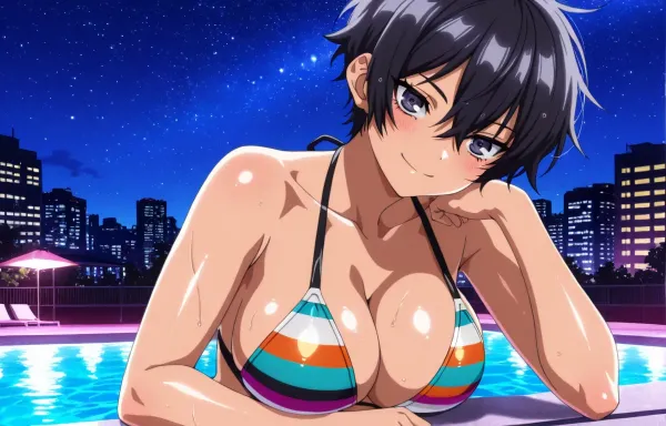 でー、見入ってたのは景色？それともボクー？