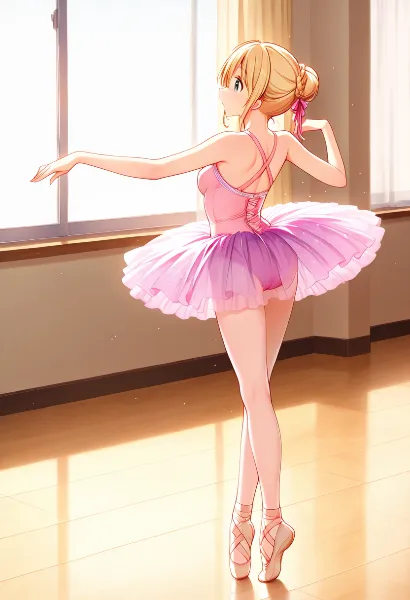 陽光に包まれるバレエのひととき