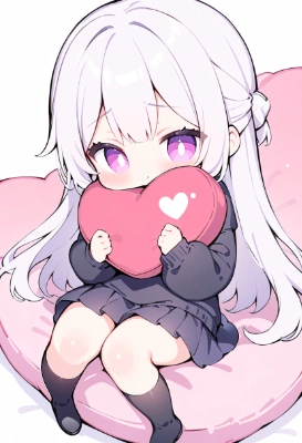 不安そうな子