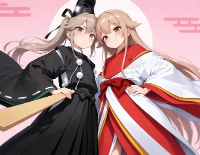 キャラメモ…男の娘婦警さん(案5) お内裏様兼お雛様