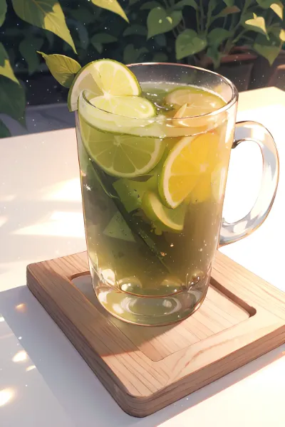 冷たいハーブ茶