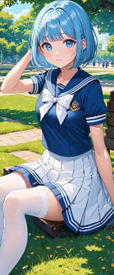 真夏の公園