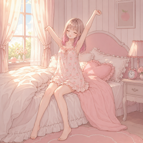 おはよ〜☀️（ピーチちゃん）