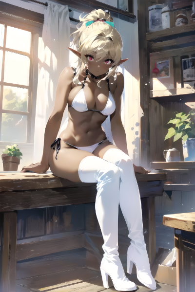 白ビキニ