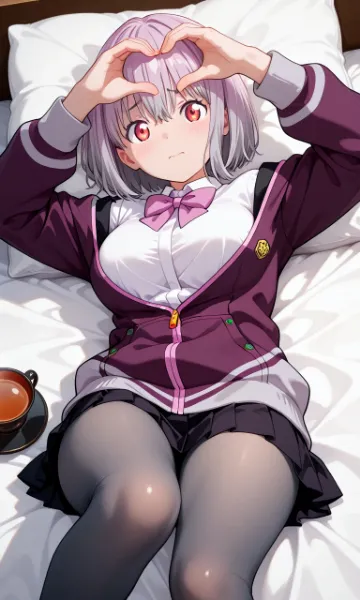 お題:手でハート 企画参加作品 アカネ