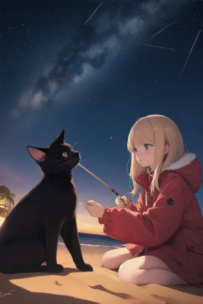 星降る夜の猫との約束