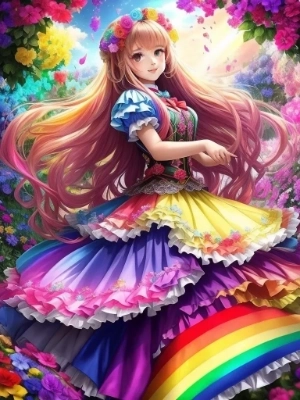 カラフルドレス