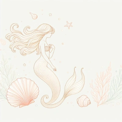 人魚「私の姿を見たことは…　どうか　ご内密に。」