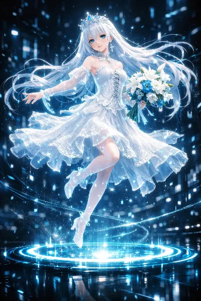 氷のプリンセスと青き光の舞