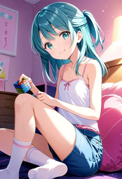 常磐アクア（お題：ルービックキューブ）