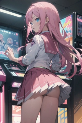 ピンクhair　セクシー