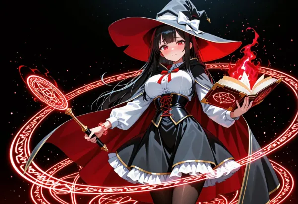九条リオナを魔女っぽくしてみた