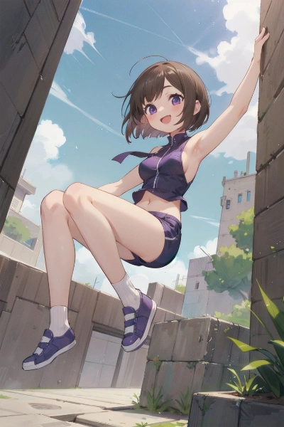 1号ちゃん、パルクール2！