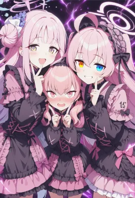 ゴスロリ地雷系　ミカ　ホシノ　コハル